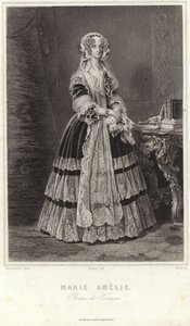 Maria Amalia de Nápoles e Sicília de Franz Xaver Winterhalter